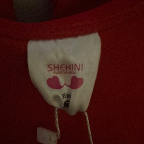 Red One Piece Swim suit - Picture 5 of 5